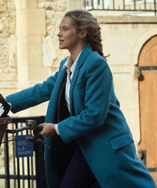 Diana Bishop A Discovery of Witches Blue Trench Coat