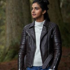 Mandip Gill Doctor Who Motorcycle Leather Motorcycle Jacket