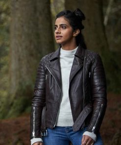 Mandip Gill Doctor Who Motorcycle Leather Motorcycle Jacket
