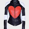 Kylie Minogue Red Heart Biker Jacket