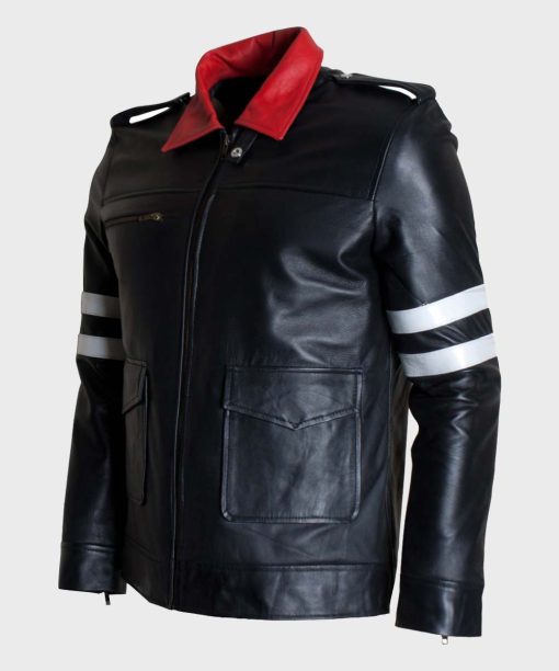 Peter Prototype Biker Black Leather Jacket