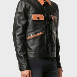 Tariq St Patrick Black Leather Jacket