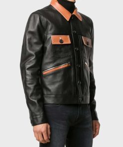 Tariq St Patrick Black Leather Jacket