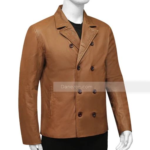 The Harder They Fall Nat Love Brown Leather Jacket