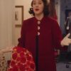 The Marvelous Mrs. Maisel S04 Rachel Brosnahan Red Coat