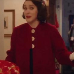 The Marvelous Mrs. Maisel S04 Rachel Brosnahan Red Trench Coat