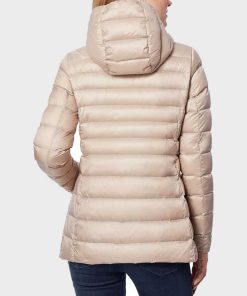 Womens Down Hooded Puffer Winter Jacket