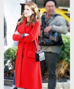 Anna Kendrick Love Life Red Trench Coat