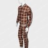 Colin Farrell Brown Plaid Jacket Tracksuit