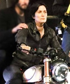 Carrie-Anne Moss The Matrix 4 Leather Jacket