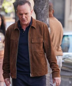 Agents of Shield S07 Clark Gregg Brown Leather Jacket
