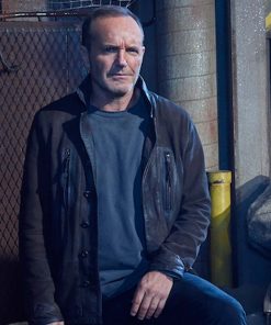 Clark Gregg Agents Of Shield Suede Leather Jacket