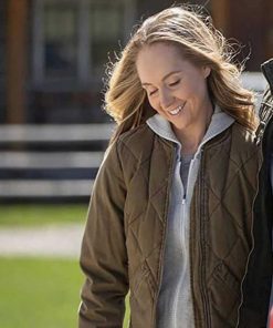 Heartland Amber Marshall Quilted Bomber Jacket