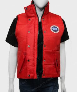 Amy Fleming Red Vest Womens