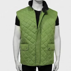 Yellowstone John Dutton Green Quilted Vest