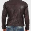 Mens Casual Brown Leather Jacket