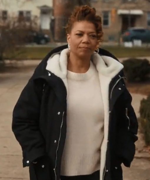The Equalizer Ep04 Robyn McCall Black Shearling Coat