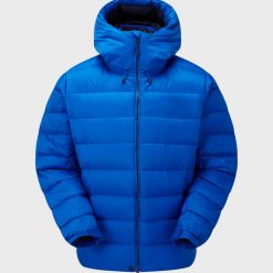 Blue Winter Puffer Hooded Jacket