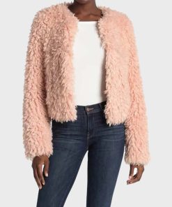 The Equalizer (2021) Laya DeLeon Hayes Pink Fur Jacket
