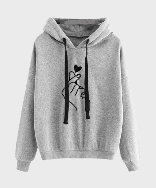 Grey Oversized Hoodie for Womens
