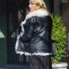 Anya Taylor Joy Fur Black Jacket