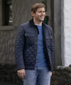 As Luck Would Have It Allen Leech Quilted Jacket