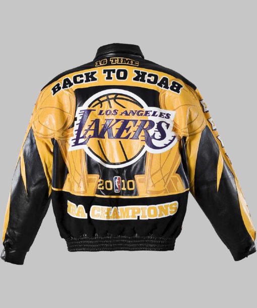 Lakers 2010 Championship Leather Jacket