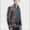 Dan Espinoza Brown Leather Jacket