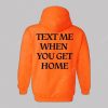 Lonely Ghost Orange Hoodie for Sale
