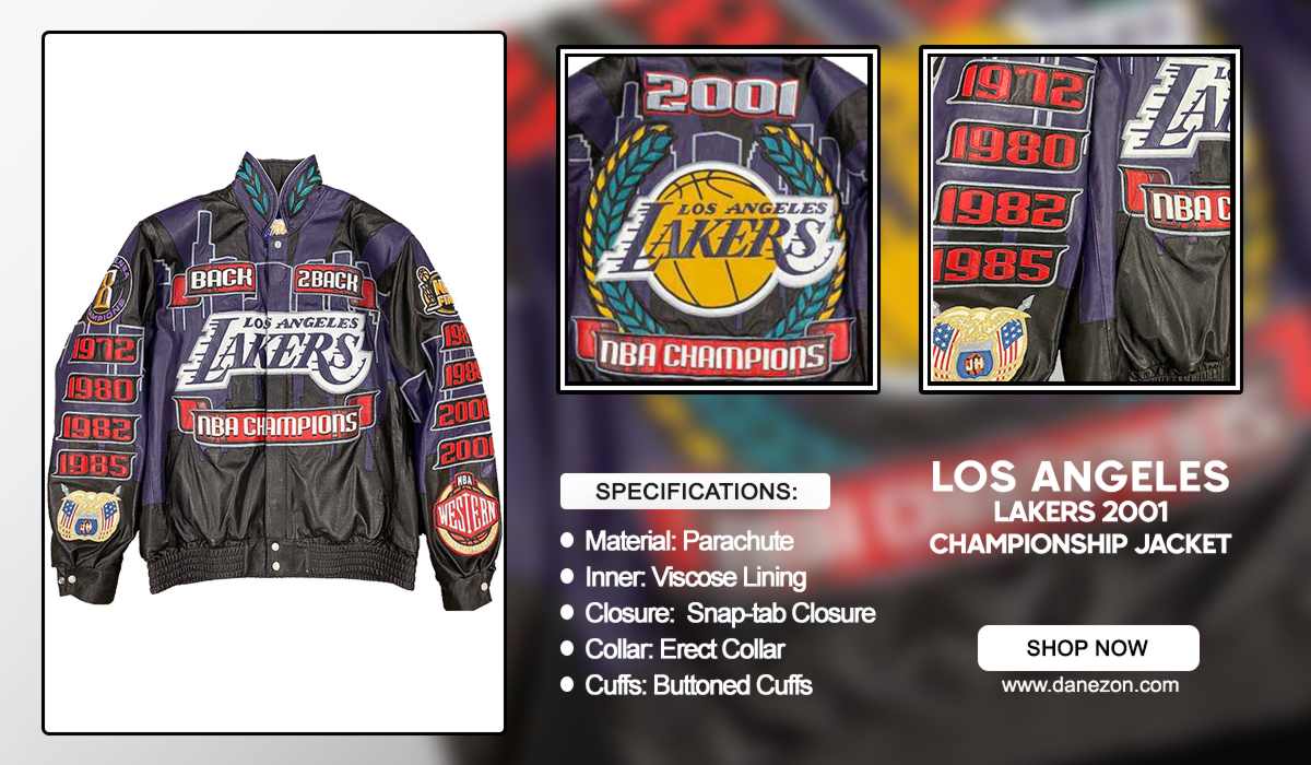 Los Angeles Lakers Championship 2001 Jacket