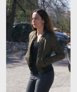 Alice Braga Queen of the South Quilted Bomber Jacket