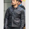 TFATWS Sebastian Stan Leather Jacket