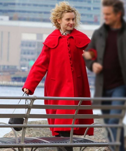 Modern Love Julia Garner Red Coat