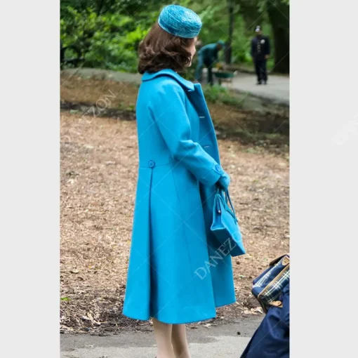 Mrs. Maisel S04 Miriam Maisel Blue Trench Coat