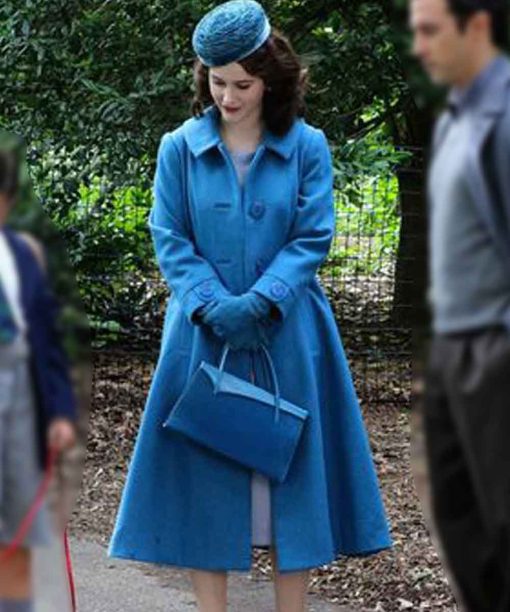 The Marvelous Mrs. Maisel S04 Miriam Maisel Blue Trench Coat