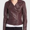 Stacey Farber Superman and Lois Brown Leather Jacket