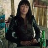 The Protege 2021 Maggie Q Black Leather Jacket