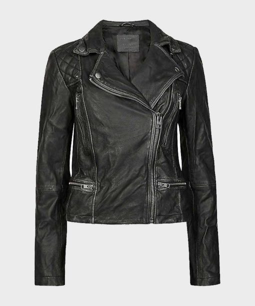 Ted Lasso Ellie Taylor Leather Jacket