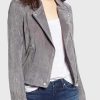 Nicole Maines Supergirl S06 Grey Leather Jacket