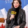 The Nowhere Inn 2021 Carrie Brownstein Black Leather Jacket