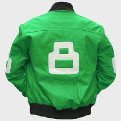 Green Bomber 8 Ball Jacket