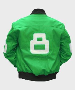 Green Bomber 8 Ball Jacket
