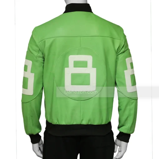 green bomber jacket 8 ball