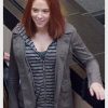 Natasha Romanoff Grey Cotton Jacket
