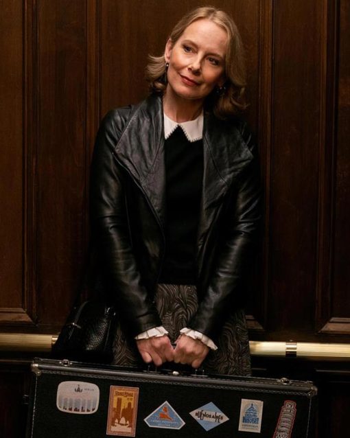 Amy Ryan Only Murders in the Building Leather Jacket