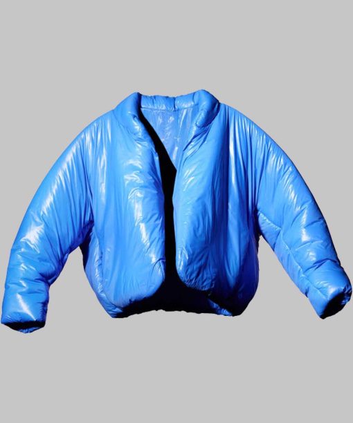 Kanye West Yeezy Blue Puffer Jacket