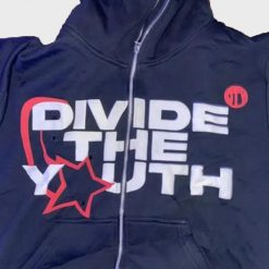 Divide the Youth Black Hoodie