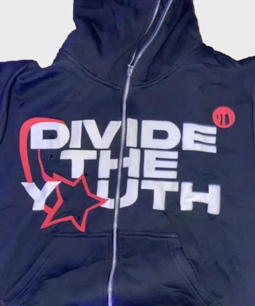 Divide the Youth Black Hoodie