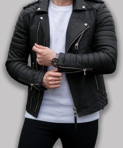 Kay Michaels Black Leather Jacket
