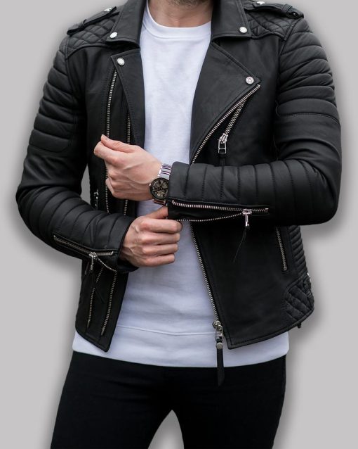 Kay Michaels Black Leather Jacket